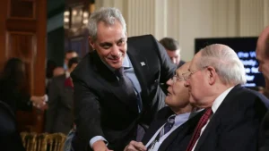 Rahm Emanuel Eyes 2028 Bid, Reflects on Arby’s Injury Legacy