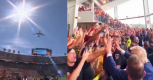 Trump Visits Neyland Stadium, Cheers Fans on Air Force One