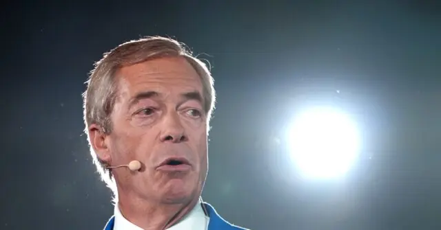 The image shows a person speaking into a microphone, with a bright light source behind them.