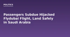 Passengers Subdue Hijacked Flydubai Flight, Land Safely in Saudi Arabia